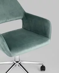 Стул офисный Ross велюр Оливковый