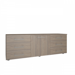 Тумба модульная трехсекционная YALTA LT-TS 3.2L Вяз Благородный