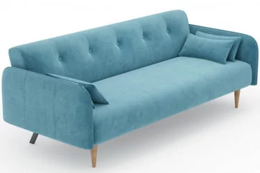 Диван трёхместный Бьерн ЛД 307.010.000 Светло-голубой