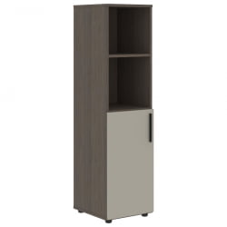 Шкаф-колонка с глухой малой дверью (левый) VELION VMCS 40.5 L Аметист Дуб Сильвер