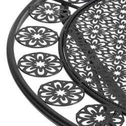 Стол Patio (PL08-11139) стальной сплав, черный, 70х75 см