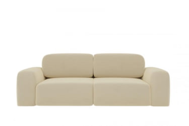 Диван прямой Сунне (Berhouse) Цвет фасада: Левис 02 велюр; Тип: Прямой; Материал фасада: Металл/Велюр