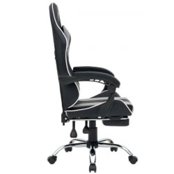 Кресло компьютерное CROMEX (КРОМЕКС) Wave GM-145 экокожа черное/серое