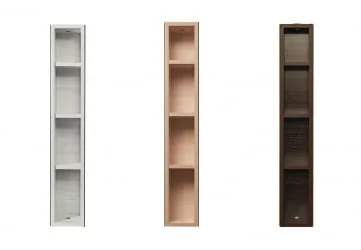 Дизайнерский шкаф Хоп Шелф Стекло Венге