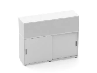 Тумба комбинированная высокая для рабочего модуля Deka 9.04.145 Белый