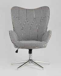 Кресло регулируемое Филадельфия Черно-белое