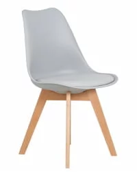 Стул обеденный DOBRIN JERRY SOFT Светло-серый GR-01