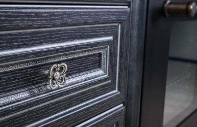 Тумба кухонная 600 с 3 ящиками (4) Италия ЛД 275.146.000 Черный Дуб темный