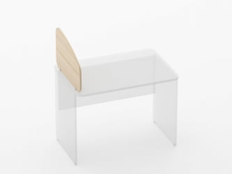 Экран разделительный Glassy 5.12.06 Орех