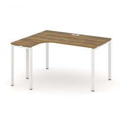 Стол эргономичный левый CONCEPT CN.SA-001(L) Сандал Янтарный Белый