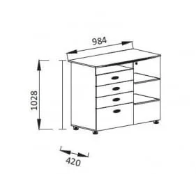 Комод ПМ-6 Юниор-6