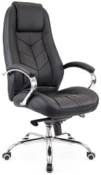 Кресло руководителя Drift Lux M кожа Черный