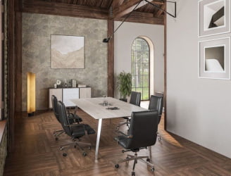 Кабинет руководителя Sirio № 1 Вольфрам Дуб Тоскана Белый