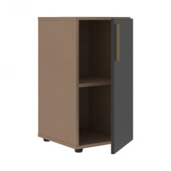 Шкаф-колонка с глухой малой дверью (правый) VELION VLCS 40.1 R Яшма черный Кобра