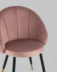 Стул Наоми велюр Розовый