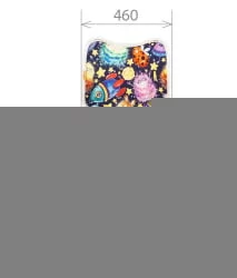 Детское кресло CHAIRMAN ТИН (Kids) 102 черный пластик Зоопарк