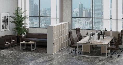 Готовый комплект LOCKER plus №3 Дуб Аттик/Белый