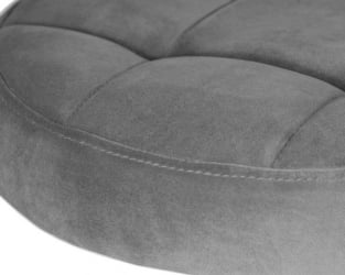 Табурет барный DOBRIN BRUNO GOLD (серый велюр (MJ9-75)) 2 шт