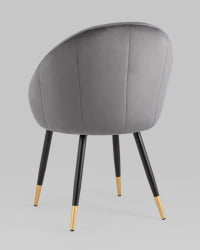 Стул Наоми велюр Серый