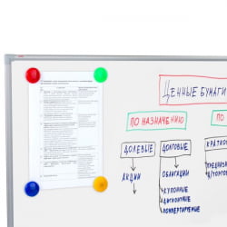 Доска магнитно-маркерная STAFF Profit 90х120 см