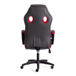 Кресло RACER GT new кож/зам/ткань, металлик/красный, 36/08