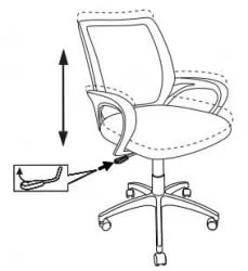 Кресло офисное Бюрократ CH-W695NLT Темно-синий