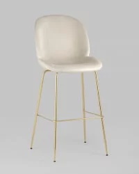 Стул барный Beetle gold Бежевый