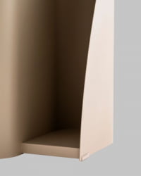 Журнальный столик Yvaine металл бежевый