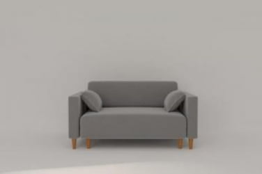 Офисный диван Урвик (Berhouse) Цвет фасада: Левис 04 велюр; Тип: Прямой; Материал фасада: Металл/Велюр