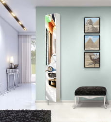 Шкаф с зеркалом Lupo Art Белый