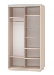 Шкаф-купе белый Экспресс Дуо Экспенс 1200х2200h Белый снег