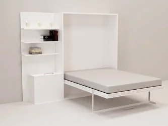 Откидная кровать с полкой Смарт 1 К 1600+П левая Венге