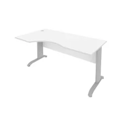 Стол криволинейный левый Riva ПЛ.СА-1 Л Белый