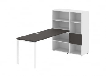 Рабочая станция EDIS EURST 1117 Мокко Белый Белый