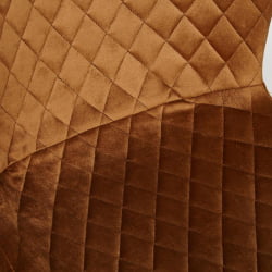 Стул QUINCY (mod. 8272) металл/ткань, 49х53х84,5 см, коричневый (G-062-61)/черный