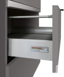 Стол с 3-мя ящиками-метабоксами Грейс 105.59 Оникс Кубанит