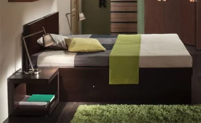 Кровать 3 (1400) HYPER Венге (спальня)