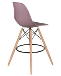Стул барный DOBRIN DSW BAR (ножки светлый бук, цвет сиреневый (P-04)) 2 шт