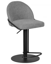 Стул барный DOBRIN OLIVER (серая ткань (FLY1347-17)) 2 шт
