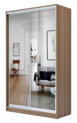 Шкаф-купе коричневый Хит-24-12-55 Ясень шимо темный