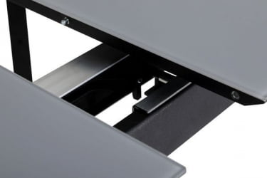 Стол раскладной Combi Glass 140-180 Automatic Natur/Dark matte glass