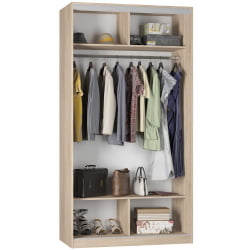 Шкаф-купе B-220х120х60-3(Венге-ДМ-D7D7)