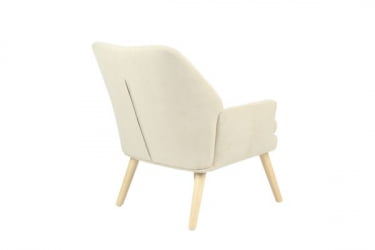 Кресло Харви бежевый деревянные ножки