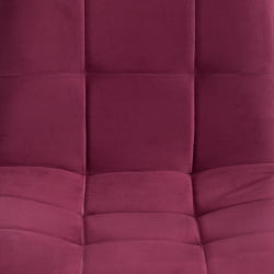 Стул CHILLY MAX Велюр/металл , 45 х 54 х 90 см , темная фуксия/белый