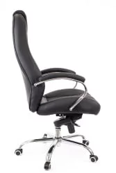 Кресло руководителя Drift Lux M кожа Черный