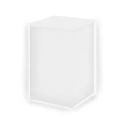 Накладка угловая высокая внешняя  с подсветкой левая для О.R-F.MU.VNE(L) ONIX О.R-NU.V.VNE.S(L) Белый Бриллиант