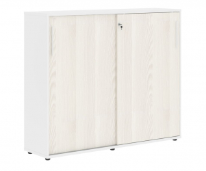 Шкаф с дверьми-купе EDIS EMC 1643 Ясень Траун Белый Белый