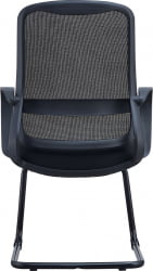 Кресло для посетителей Еверпроф ЕП-810 Греи Сетка Черый / Everprof EP-810 Grey