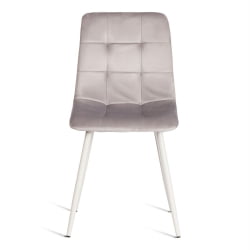 Металлический стул CHILLY (mod. 7094-1) вельвет/металл, 44,5х52,5х86 см, pink (розовый) HLR39 / натуральный