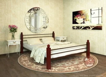 Кровать Милана Lux plus 1800х2000 Коричневая